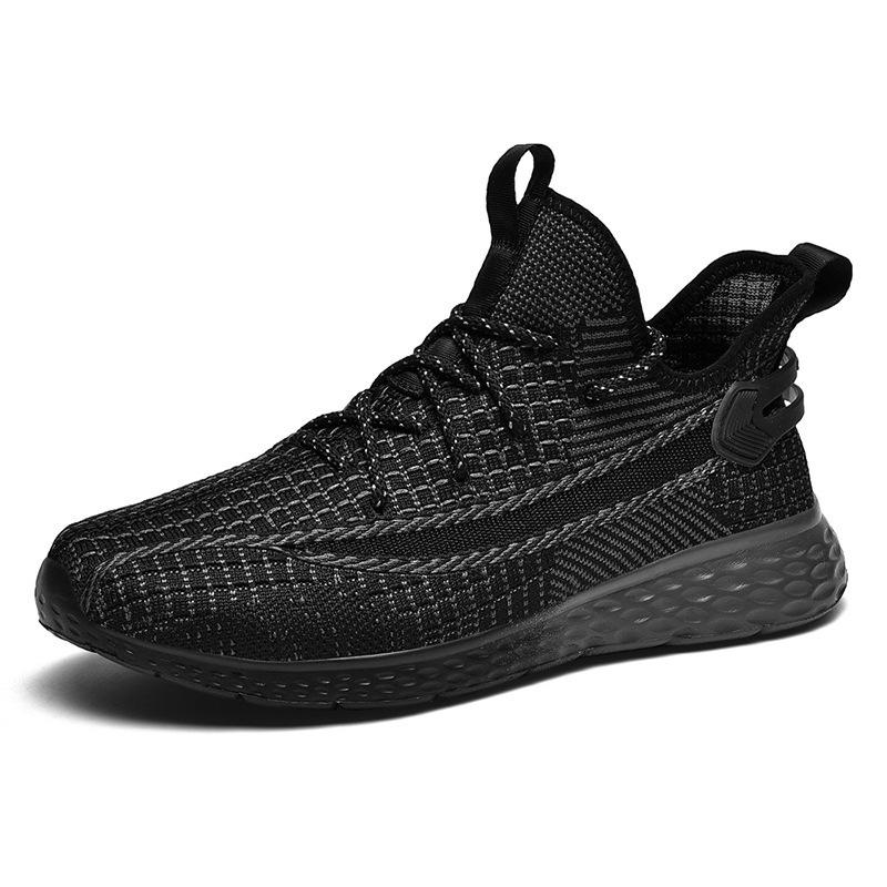 Summer new couple sports shoes mesh breathable lace-up casual large size shoes 36