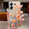For Techno Pova 5 LH7n 5Pro LH8n Phone Case Tecno Pova 5 Pro Case Clear Luxury Fashion Butterfly Flowers Soft TPU Silicone Cover