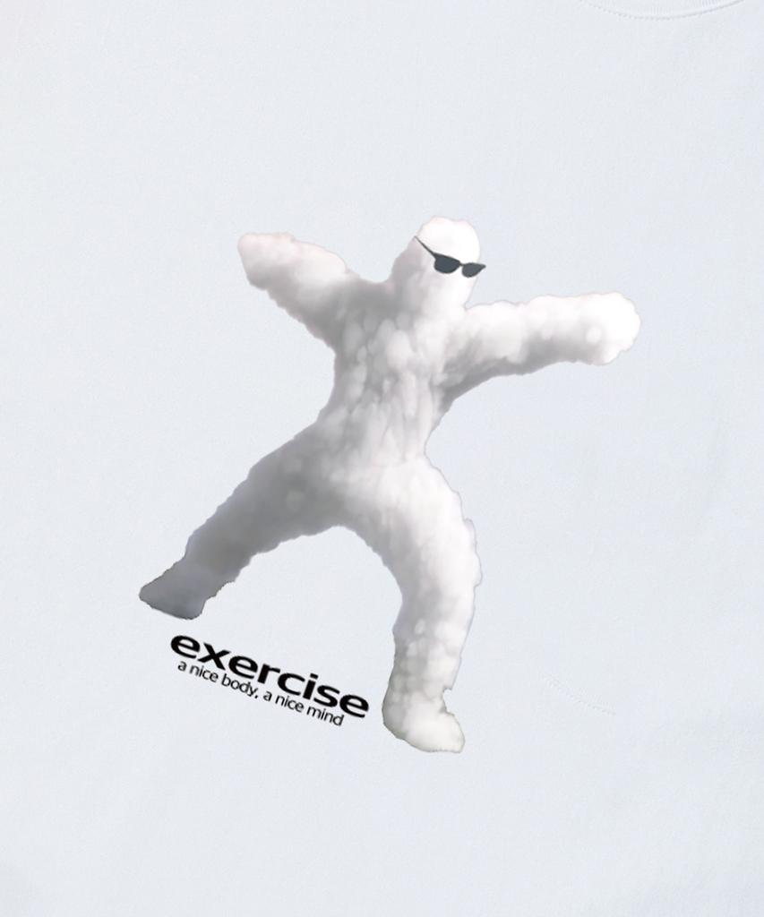 EXERCISE Athletic Cloud T-Shirt_White