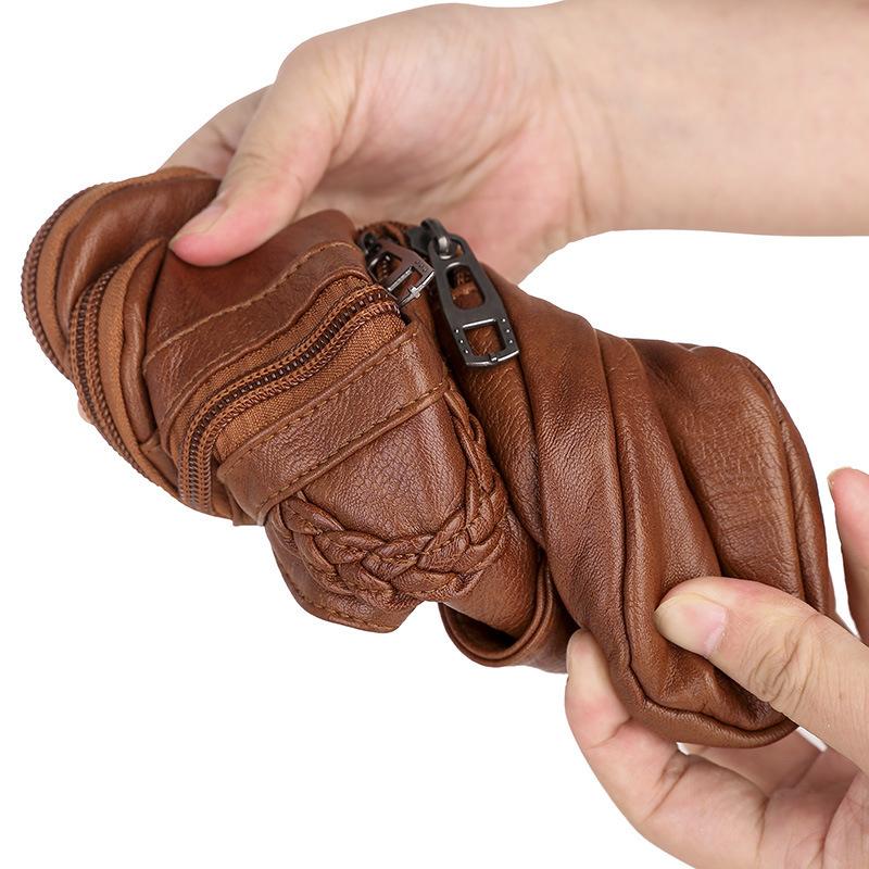 Soft Leather Phe Shoulder Crossbody Bag Women European American Vintage Mature Fashi Small Handbag