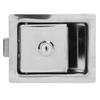 Toolbox Latch Stainless Steel Flush Mount Tool Box Latch Paddle Lock with 2 Keys for RVs Trucks