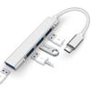 USB Type C 4 Port Hub, USB 3.0 , 2.0 Hub for MacBook Pro and ChromeBook and XPS and Galaxy S9 / S8 and Huawei Matebook and More
