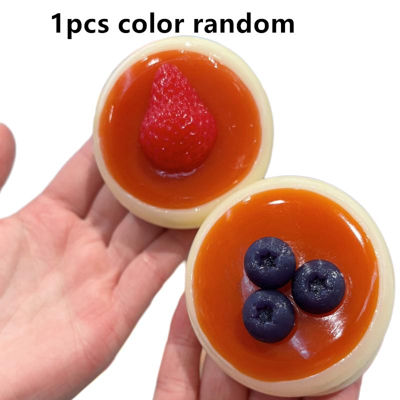 

New Cheese Cake Cube Stress Ball Shapeable Squeeze Non-Bounce Fidget Toy Sensory Anti-Stress Festival Gift For Kids Adult