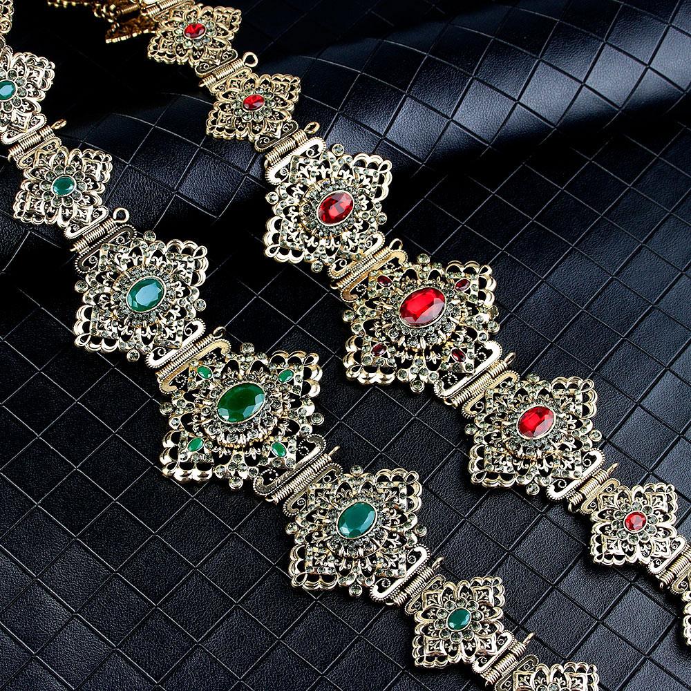 Women's Wedding Belt Body Jewelry Gold Color Metal waist Chain Length Adjustable Bridal Gift