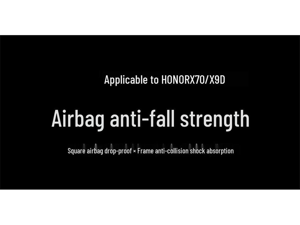 Xundi Silicone Drop-Proof Full Coverage Transparent Case for Honor X9D (Overseas Version)