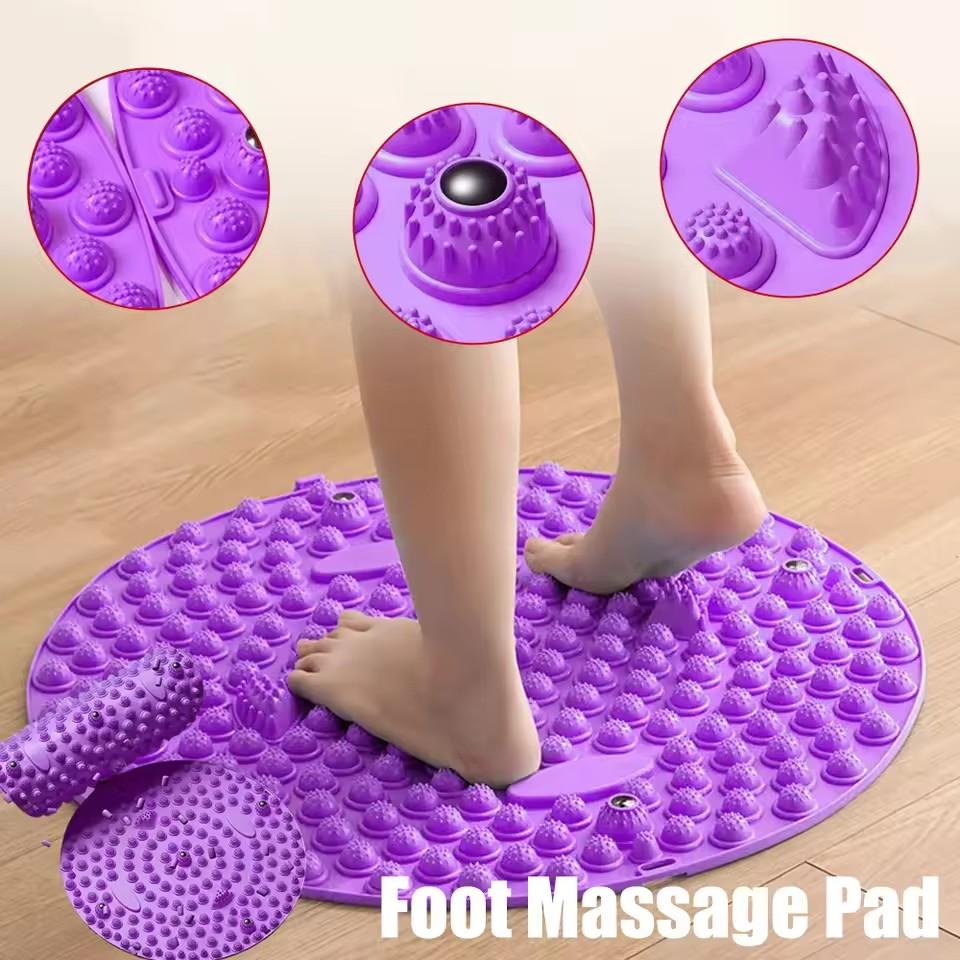 Fot Fingerpressur Brett Matte Helse Jogging Gå Trykk Fotbrett Massasjepute Føtter Yoga Akupressurpute Treningsutstyr