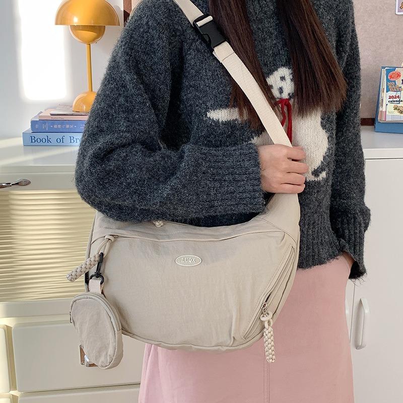 Neue Stofftasche mit großem Fassungsvermögen, Umhängetasche für Studentinnen, neue High-End-Achseltasche, Umhängetasche