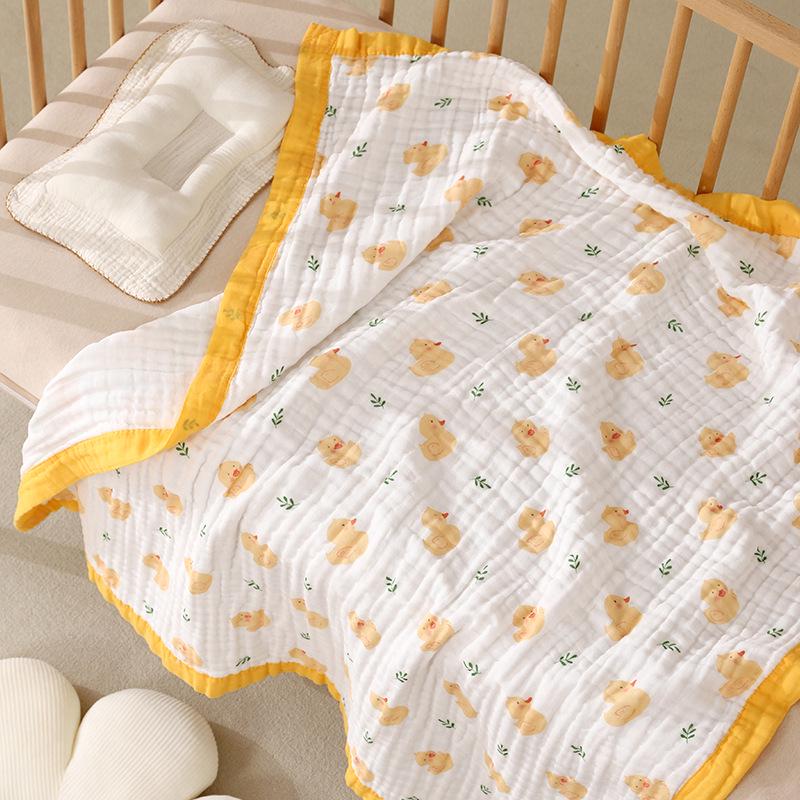 Pure Cotton Gauze Baby Towel & Swaddle Blanket