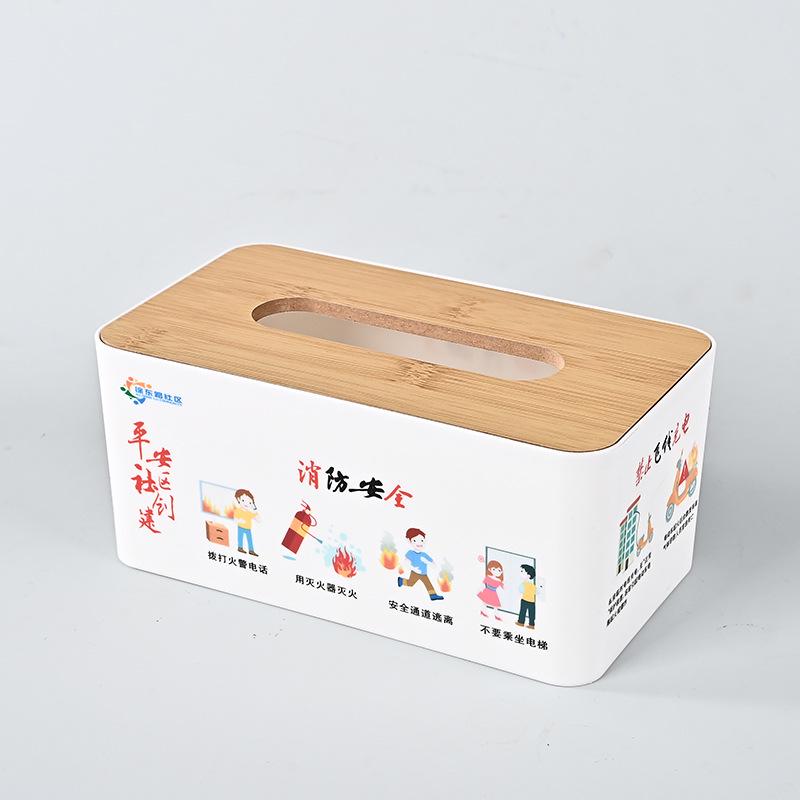 Custom Wooden Tissue Box with Logo for Hotels, Restaurants, and Banks
