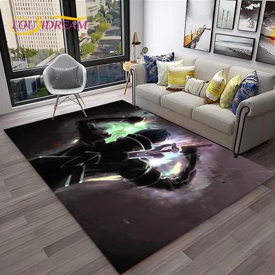 SAO-Roman-Cartoon-Teppich „Sword Art Online“ für Zuhause, Wohnzimmer, Schlafzimmer, Sofa, Fußmatte, Dekor, Kinderteppich, rutschfeste Bodenmatte