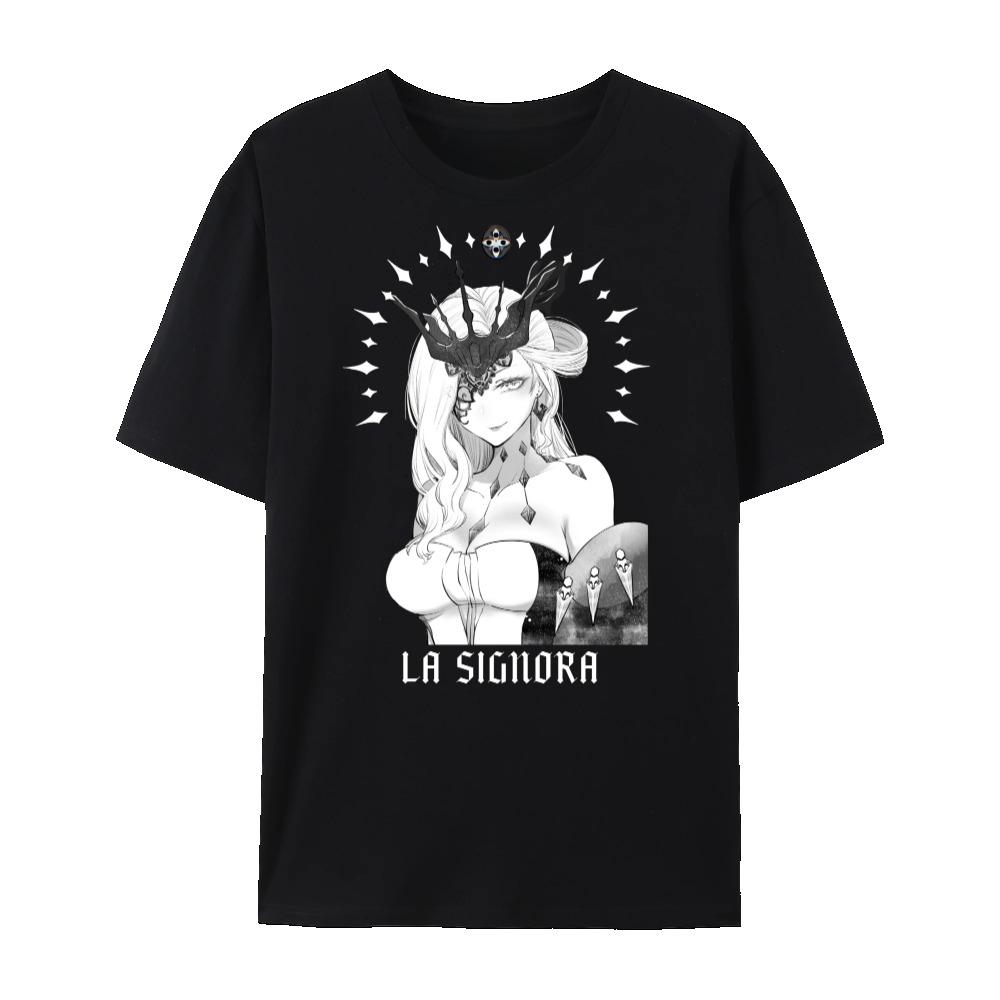 Genshin Impact Eleven Fatui Harbingers Series Impression Unisex Short Sleeve Crewneck T-Shirt