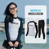 Unisex UV-skydd Rash Guard Set Långärmad Topp Byxor Dykning Snorkling Surfing Simning