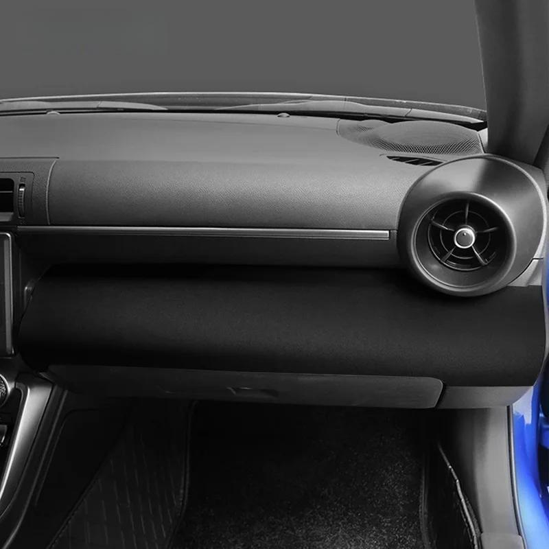 Suede Sticker For Subaru ZD8 BRZ Toyota ZN8 GR86 2021 2022 2023 2024 2025 Car Console Passenger Center Decorative Interior Trim.