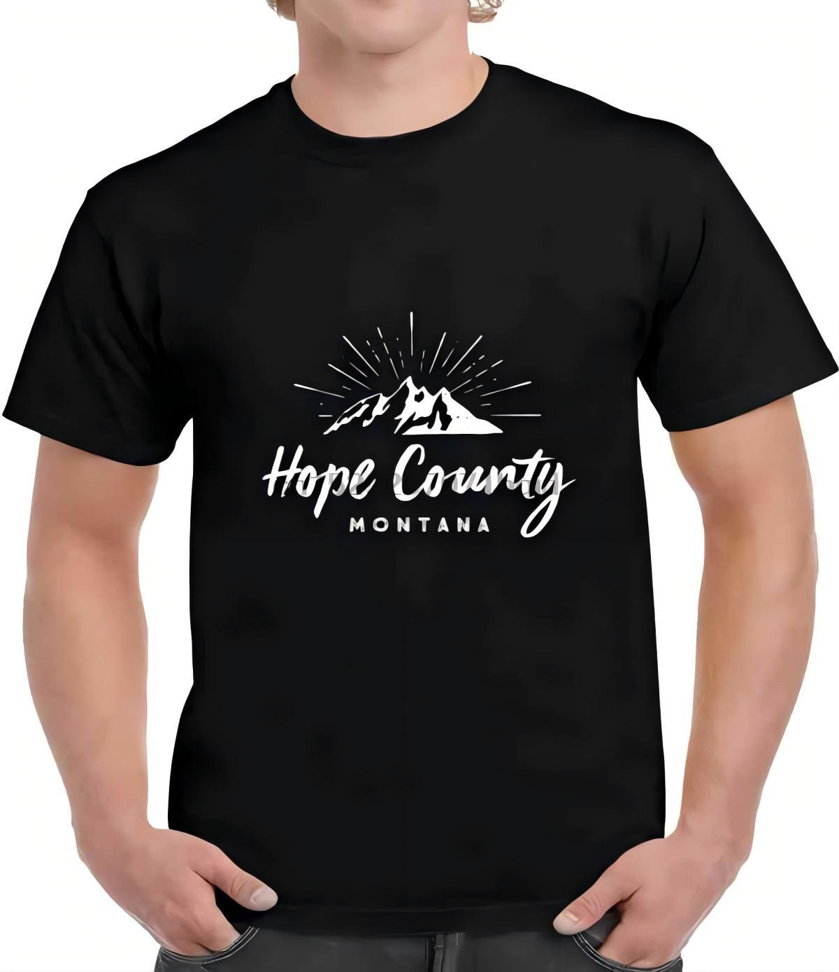 Hope County Montana Game T-Shirt S чёрный