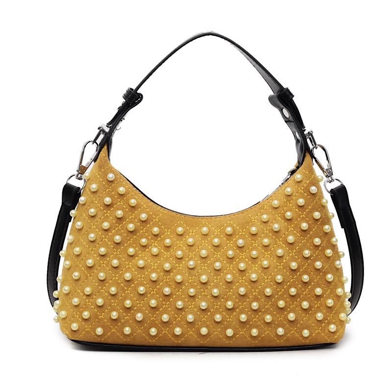 2025 New Rivet Women Bag PU Leather Shoulder Bags Fashion Diamond Inlaid Crossbody Bags For Women Small Shopping Messenger Bag
