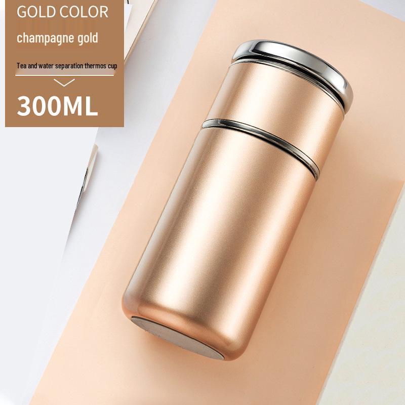 Portable Creative Stainless Steel Tea Infuser - Insulated High-End Cup