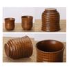 Wooden Water Cup Teacups Coffee Mug Vintage Drinking Cup for Tea Wine