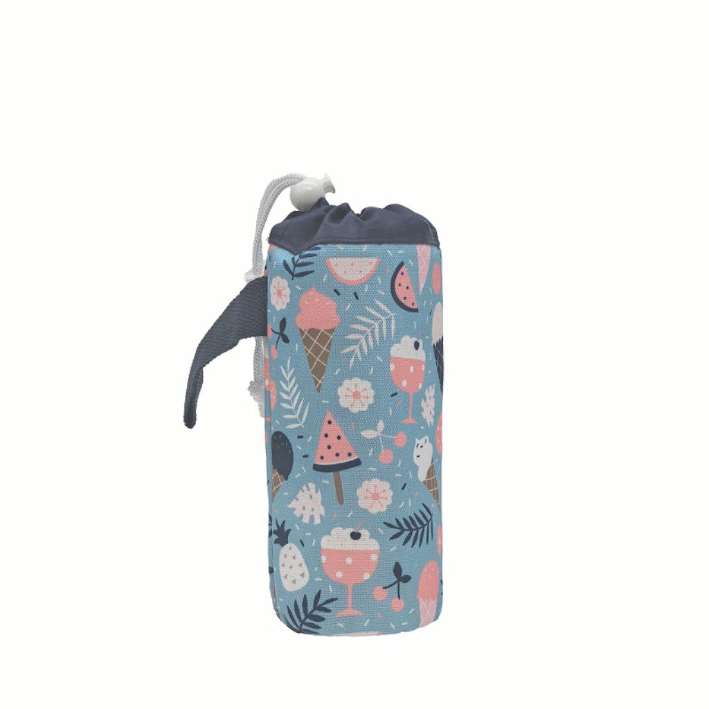 Isolierte Umhängetasche aus Oxford-Stoff für Thermoskanne und Flasche