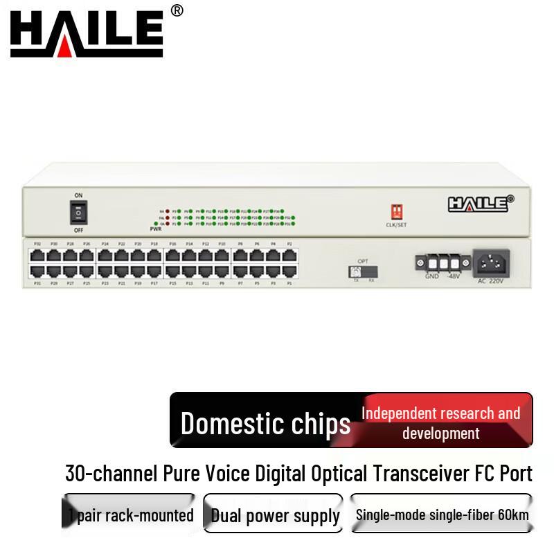 Haile Digital Phone Fiber Optic Multiplexer Series