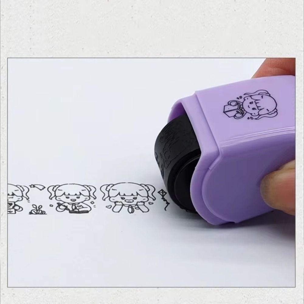 Creative Cartoon Stamp Colorable DIY Scrapbooking Stamp Animal Fruit Stamp  Craft Projects