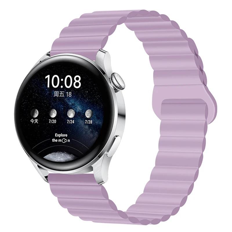 Silicone Strap For Samsung Galaxy watch 6 4 Classic 5 pro 3 Magnetic Loop bracelet HUAWEI GT 2 2e Pro 3 4 20mm 22mm Watch band