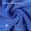 Water Absorbent Microfiber Car Cleaning Towel: Multifunctional, Thickened, Square Cloth for Car Drying.