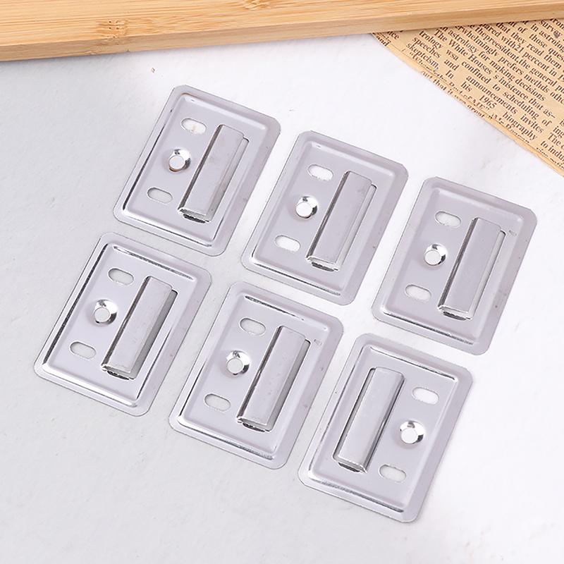 100Pcs/Sets Stainless Steel Wall Panel Buckle Hasp Clamp Fixing Piece Connector
