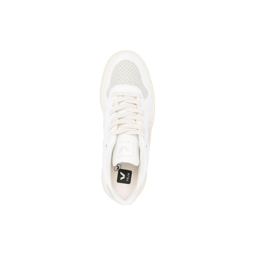 Veja V-12 Leder Weiß Rosa (Damen) Damen Sneaker VX0703131