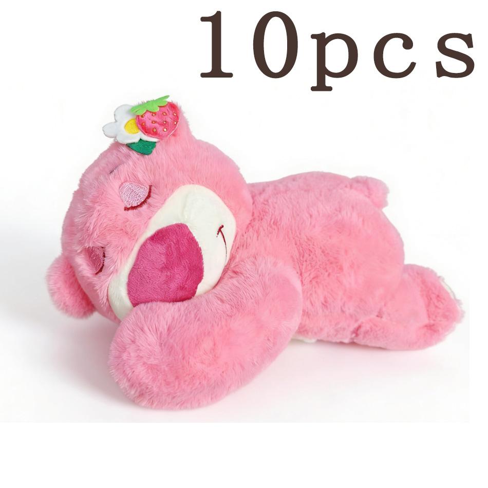 Toy Story Lotso Cute Bear Strawberry Sofa Plush Pillow Stuffed Toys Children Girls Friends Festivals Birthday Gift
