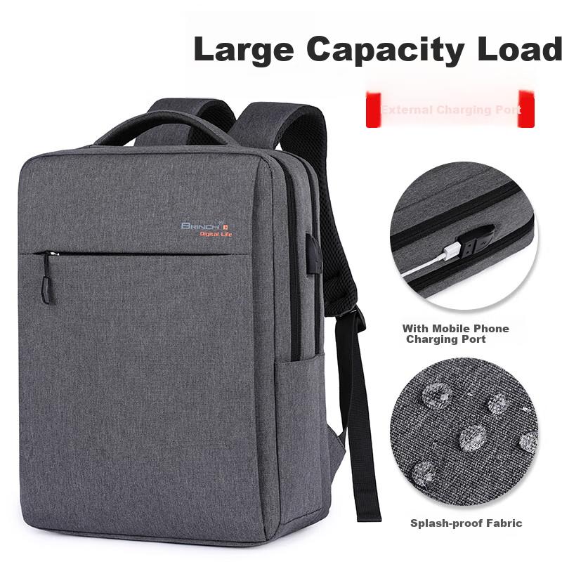 BRINCH Laptop Backpack 14/17.3 Inch Large Capacity Business Commute Suitable for Xiaomi Huawei Laptop Bag