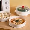 Microwave Heating Steamer Household Large Capacity Steamer Kitchen Steamer Box Steamer Rack Can Exhaust Steam