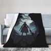 Bloodborne Videospiel Decke Samt Textil Dekor Multifunktionale Leichte Dünne Überwurfdecken für Sofa Auto Bettbezug