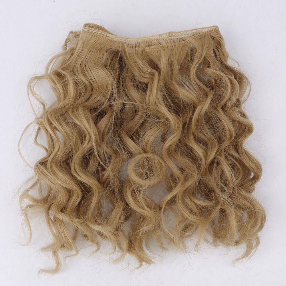 Hochtemperatur-Draht BJD-Puppe Lockiges Haar Imitation Locken Puppenhaar BJD-Perücke DIY DIY-Sachen