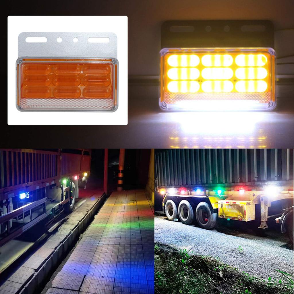 AUTOYUZU Side Marker Lamp, Shoulder Light, Car Width Light, Downlight, Turn Signal Function, COB