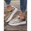 New Fashionable and Casual Plus-size Women's Lace-up Thick-soled Casual Shoes