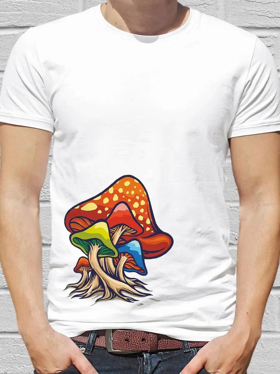 Mushrooms print T-shirt S