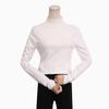 Sweater Women's Base Slim Fit Rolled Edge Half High Neck Long Sleeved Pullover Knitted Sweater