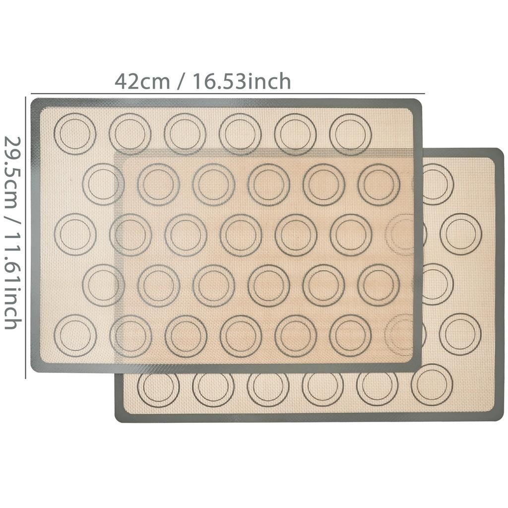 1pc Silicone Baking Mat Kneading Pad Dough Mat Pizza Cake Dough Maker Kitchen Cooking Grill Non-stick Gadgets Bakeware