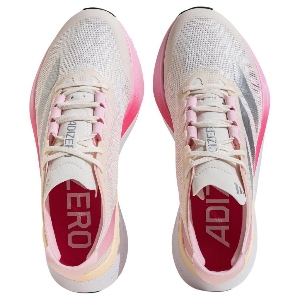 Adidas Adizero Boston 12 'Chalk White Clear Pink' Sneakers JQ8673