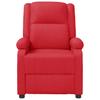 Massage Chair Red Artificial Leather