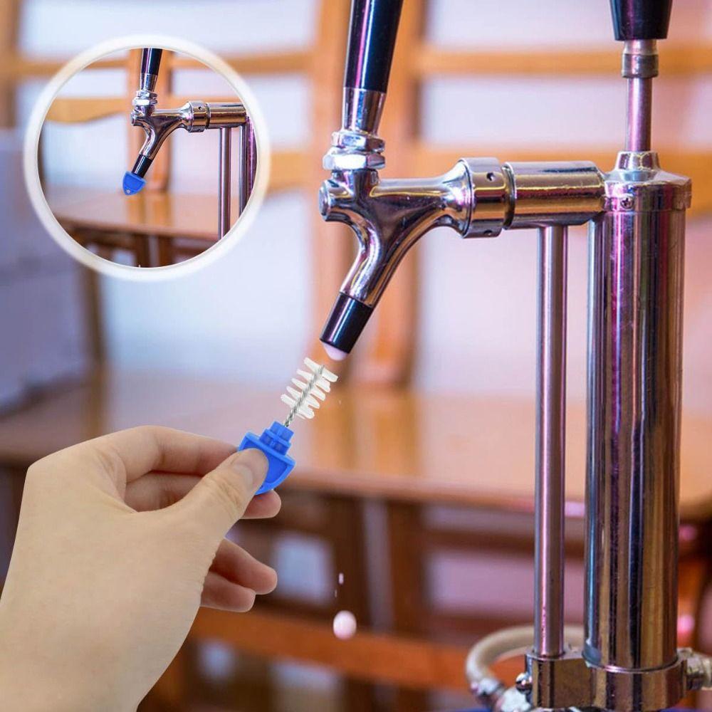 20 pcs/bag Durable Beer Faucet Cleaning Brushes Food Grade Pipeline Brushes Beverage Shops