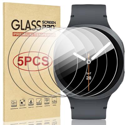 Tempered Glass Protective Film For Samsung Galaxy Watch 8 7 6 5 4 Classic Ultra Screen Protector 40mm 44mm 42mm 46mm 45mm 47mm