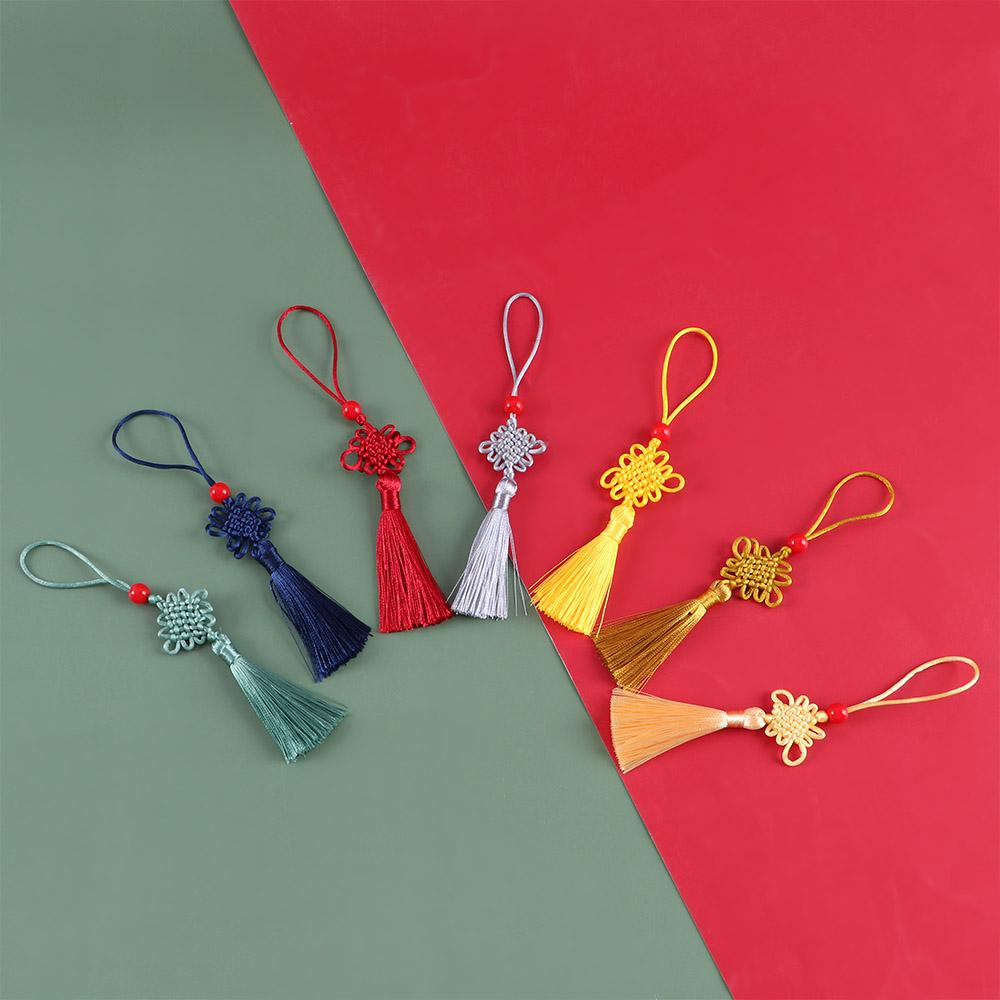 Pendant DIY Craft Chinese Knot Silk Tassel Pendant Chinese Knot Pendant Curtain Charms Tassel