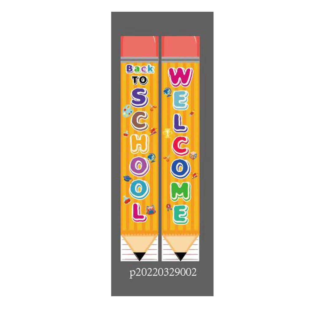 180X30 Opening School Classroom Door Atmosphere Decoration Polyester Cloth Couplet Flag Customization