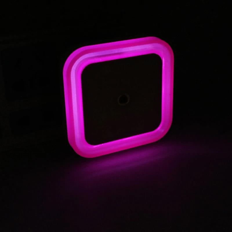 Bezprzewodowa lampka nocna LED z czujnikiem światła Mini lampka nocna z wtyczką EU do pokoju dziecięcego, sypialni, dekoracja, oświetlenie
