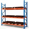 High-Capacity Industrial Multi-Layer Beam Racking System