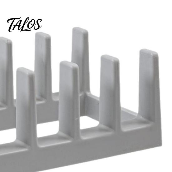 Talos Pot Lid Plate Organizer, Kitchen Shelves Countertop Storage Rack, Multi-Compartment Design for Lids And Chopping Boards