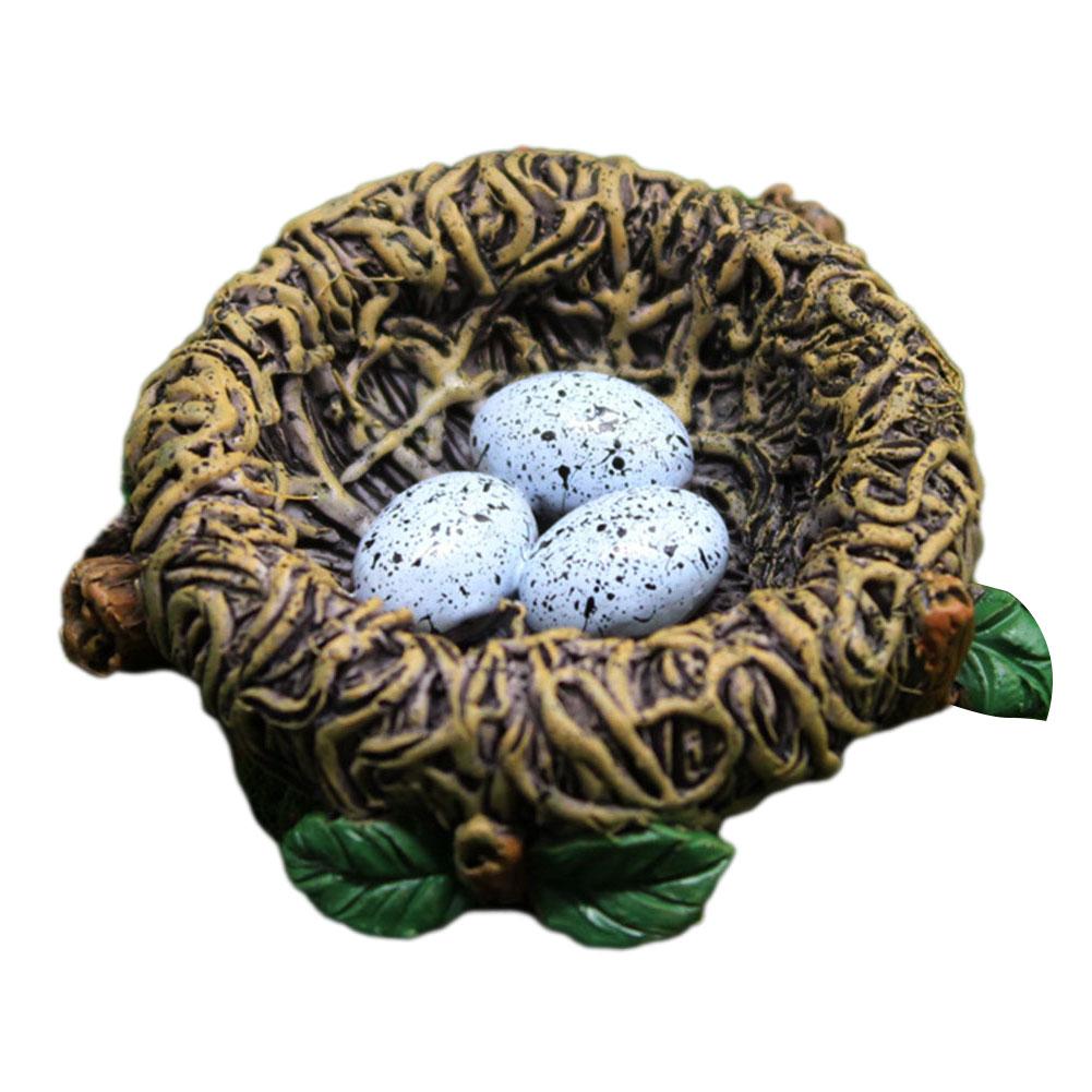 

Miniature Small Bird Resin Craft Ornament for Nest Gardening Bonsai Mini Landscape Decoration for Fairy Gardens
