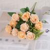 1BUNCH/10 Head Romantic Artificial Roses, Fragrant Concubine Bouquet Wedding DIY Party Home Decoration