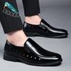 New men's soft leather shoes summer sandals hollow casual breathable hole shoes